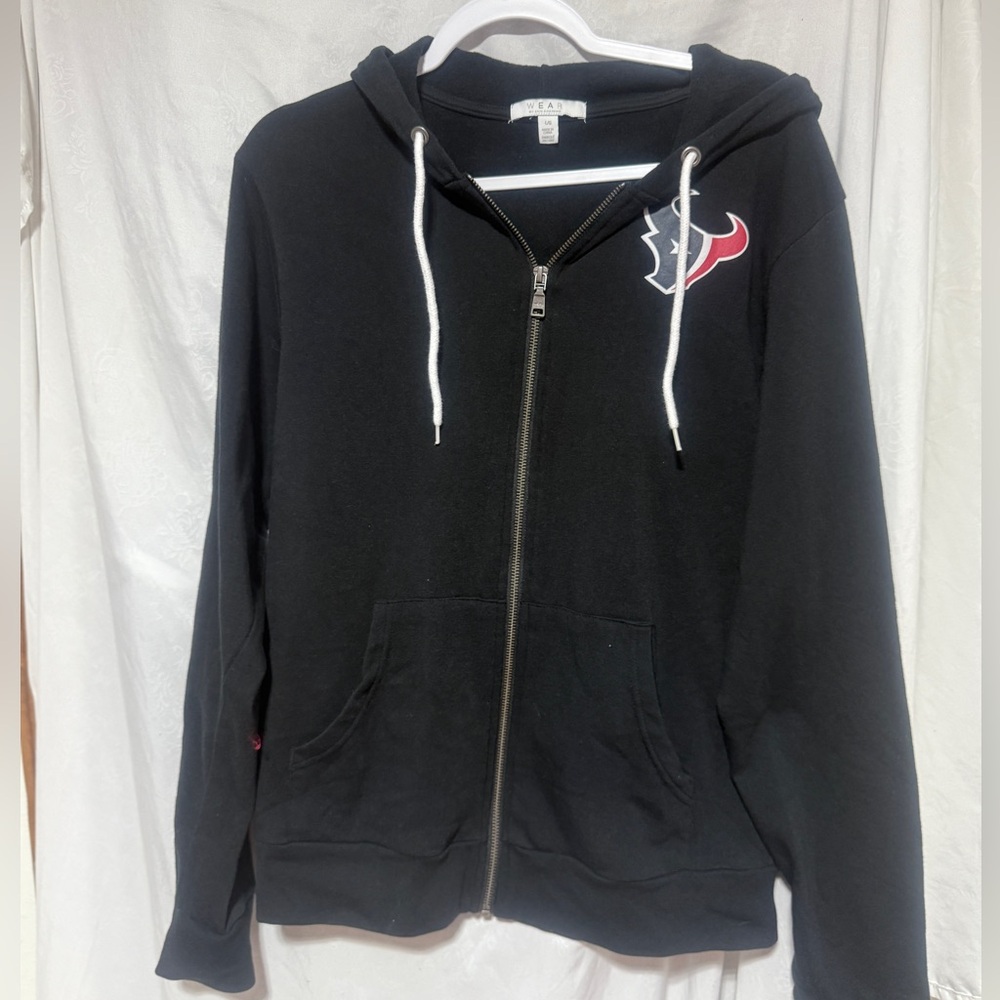 NFL Houston Texans Ladies L Full Zip front sweatshirt Wear from Erin Andrews